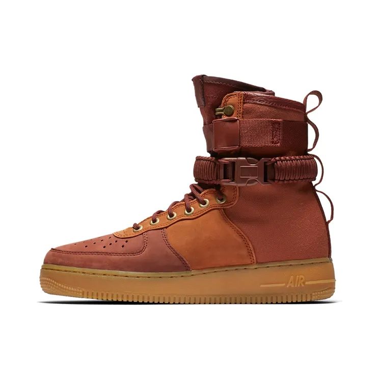 Nike SF Air Force 1 Premium “Dark Russet / Phantom / Gum Light Brown / Pueblo Brown” (AQ0118-200)