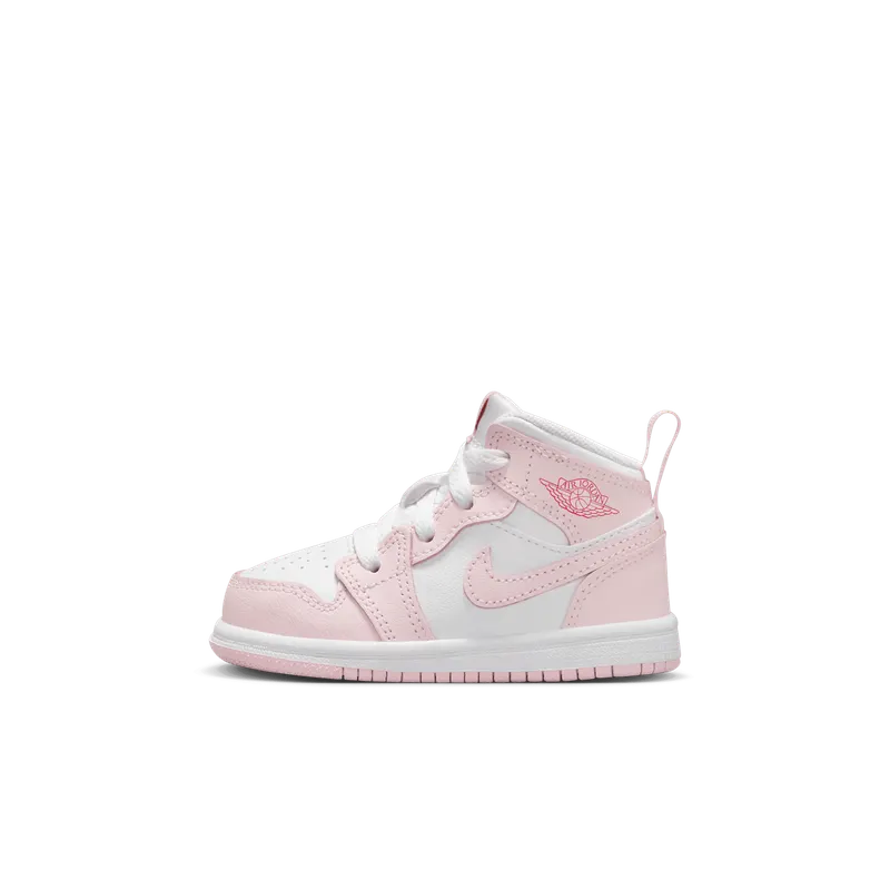 Jordan 1 Mid Pink Foam Fire Red (DQ8425-608)