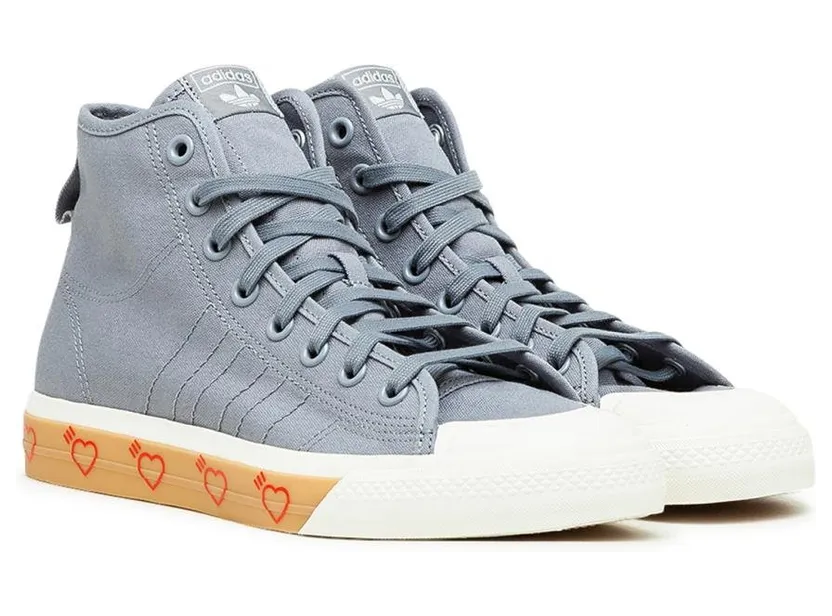 Adidas Human Made x Nizza High ‘Grey’ Grey Five/Grey Five/Grey Five (FY5187)