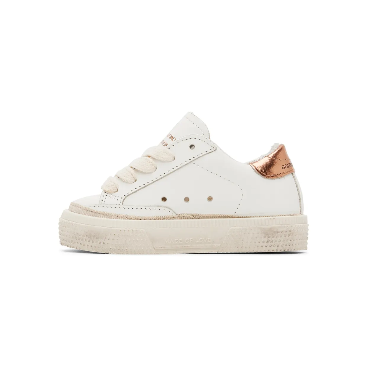 Golden Goose Baby White May Sneakers (GJF00112.F003303.11216) (4)