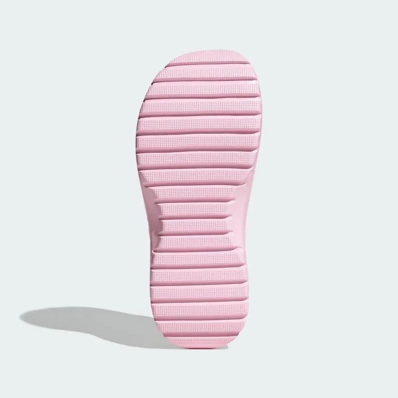 adidas Adilette Platform Clogs “Clear Pink / Clear Pink / Clear Pink” (JR2626)
