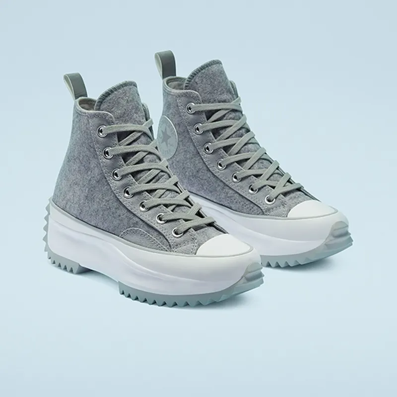 Converse Run Star Hike High ‘Black Ice – Ash Stone’ Ash Stone/Silver/White (169438C)