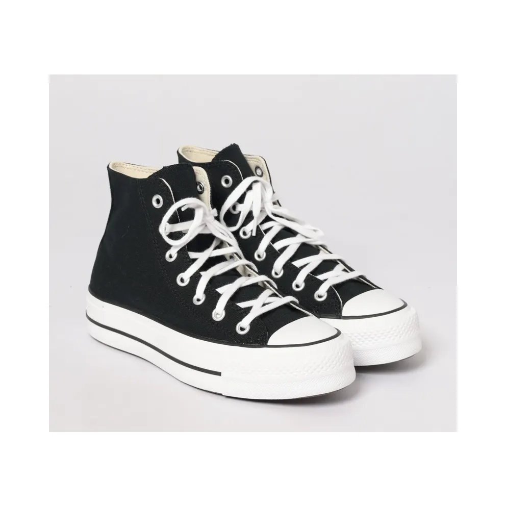 Converse Chuck Taylor All Star Platform Canvas Sneakers Black (560845CNERO)