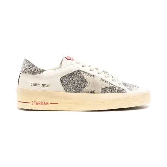 Golden Goose Stardan mit Kristallen “White” (GWF00128F005164)