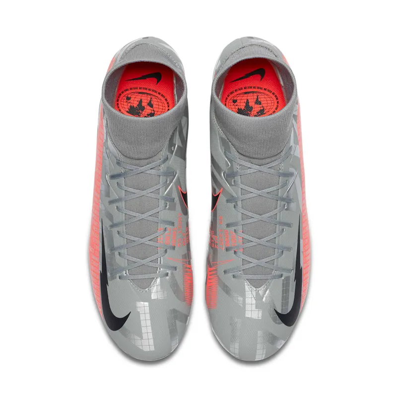 Nike Mercurial Superfly 7 Academy MG Metallic Grey Crimson (AT7946-906)