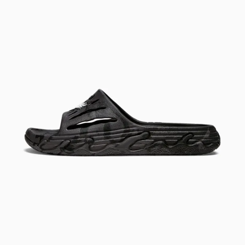Puma LaMelo Ball MB.03 Slide Black Feather Grey (394223-03)
