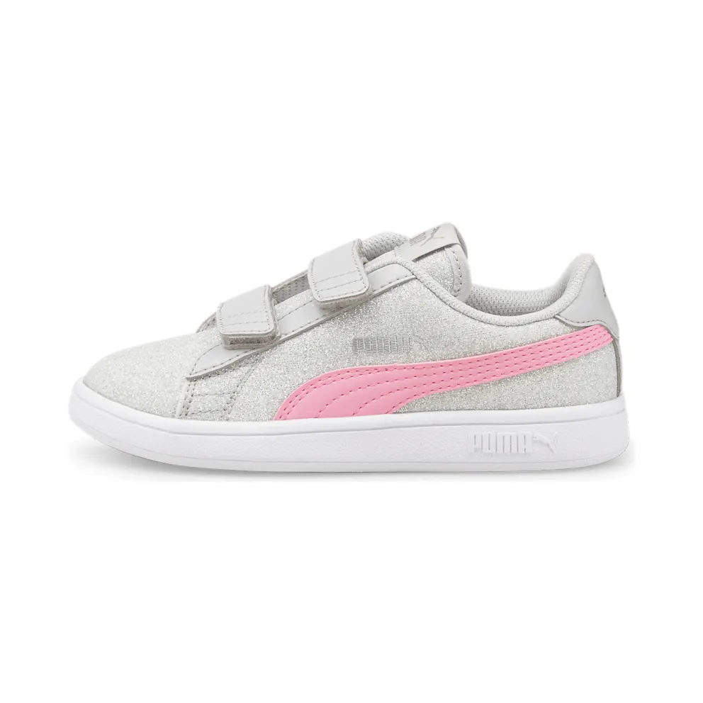 Puma Smash v2 Glitz Glam Kid Pink/Grey (36737828)