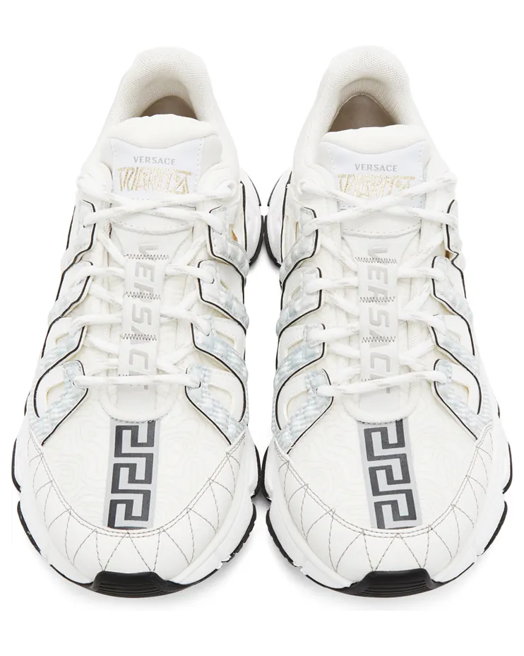 Versace White Trigreca Sneakers (DSU8094 D18TCG) (5)