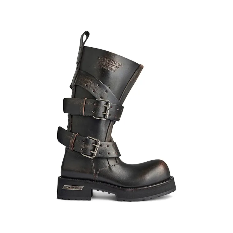Balenciaga Venom High Boot Brown (857604 WBEQ3 2824)