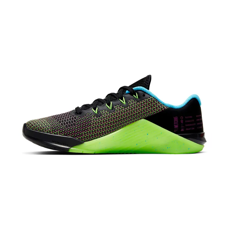 Nike Metcon 5 AMP Black (W) “Black / Green Strike / Blue Fury / Fire Pink” (CD3398-063)