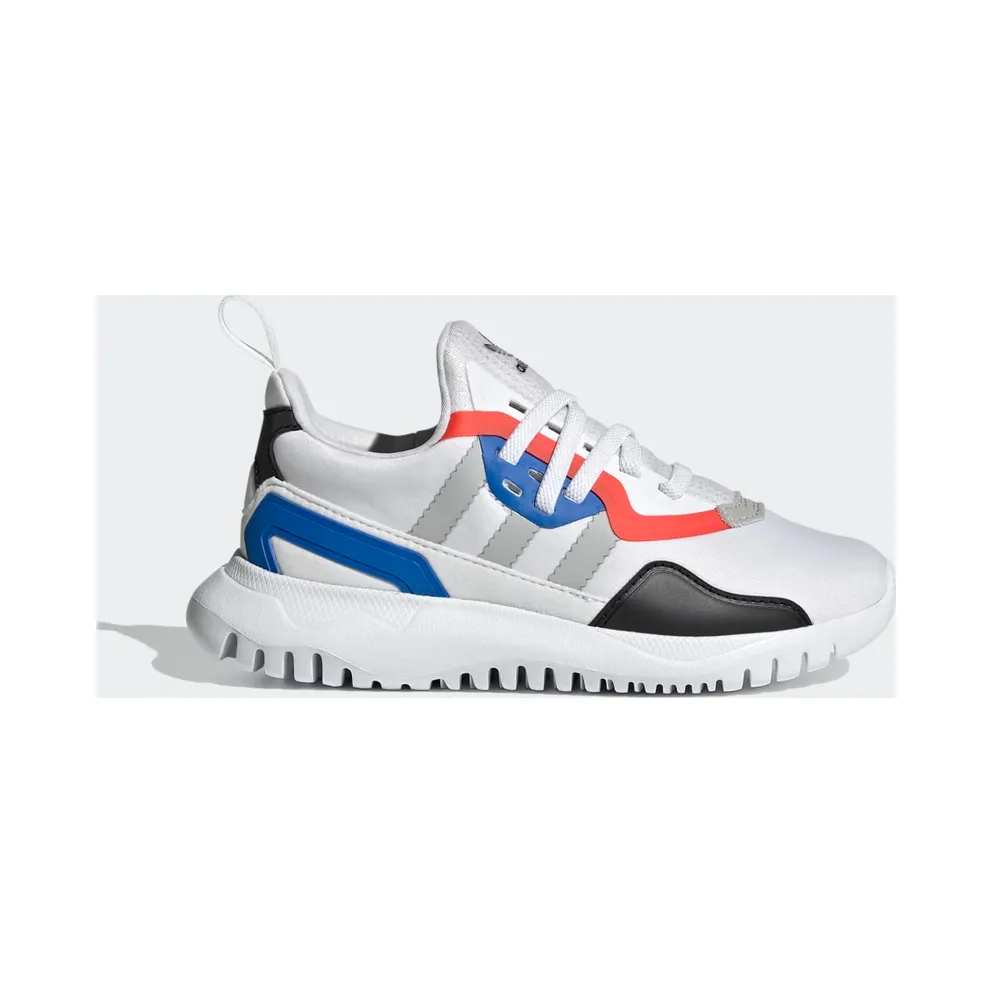 adidas Originals Flex Schuh Cloud White / Grey Two / Glow Blue (FX5325)
