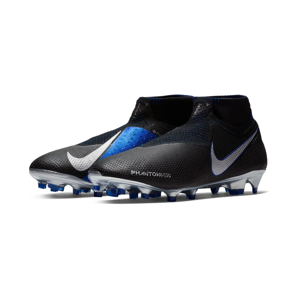 Nike Phantom Vision Elite DF FG Black Blue Black/Blue (AO3262-004)