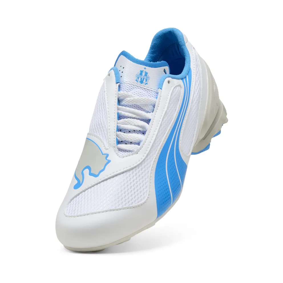 Puma V-S1 Olympique Marseille “Puma White / Bleu Azur” (406319_01)
