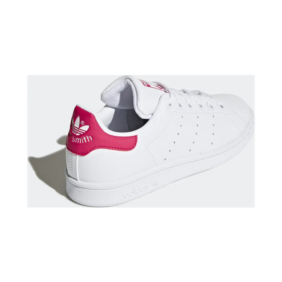 adidas Stan Smith White Pink (Youth) Running White Ftw/Running White/Pink Buzz (B32703)