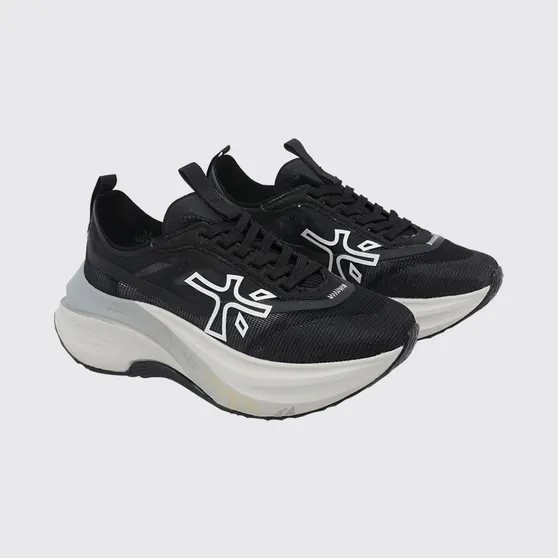 Premiata Hill Nylon and Suede Sneakers Black 2 (HILL8273)