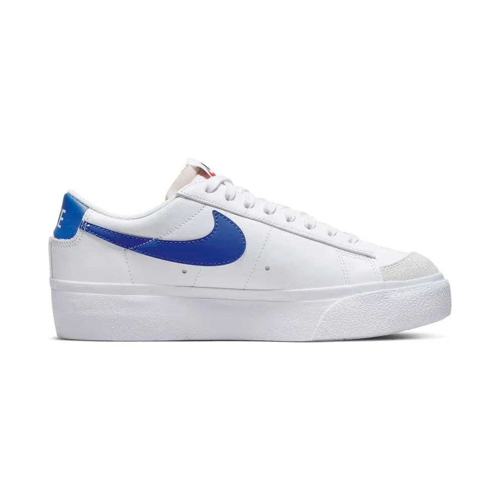 Nike Blazer Low Platform White Summit White Team Orange Game Royal (DJ0292-107)