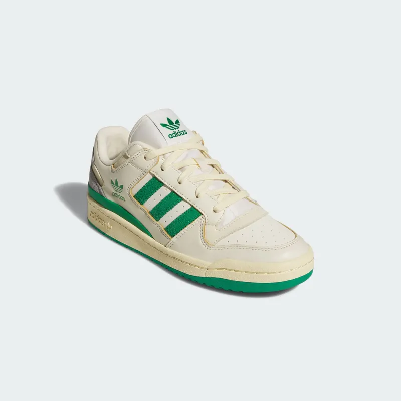 Adidas Forum Low CL Cream White / Green / Warm Vanilla (JI3272)