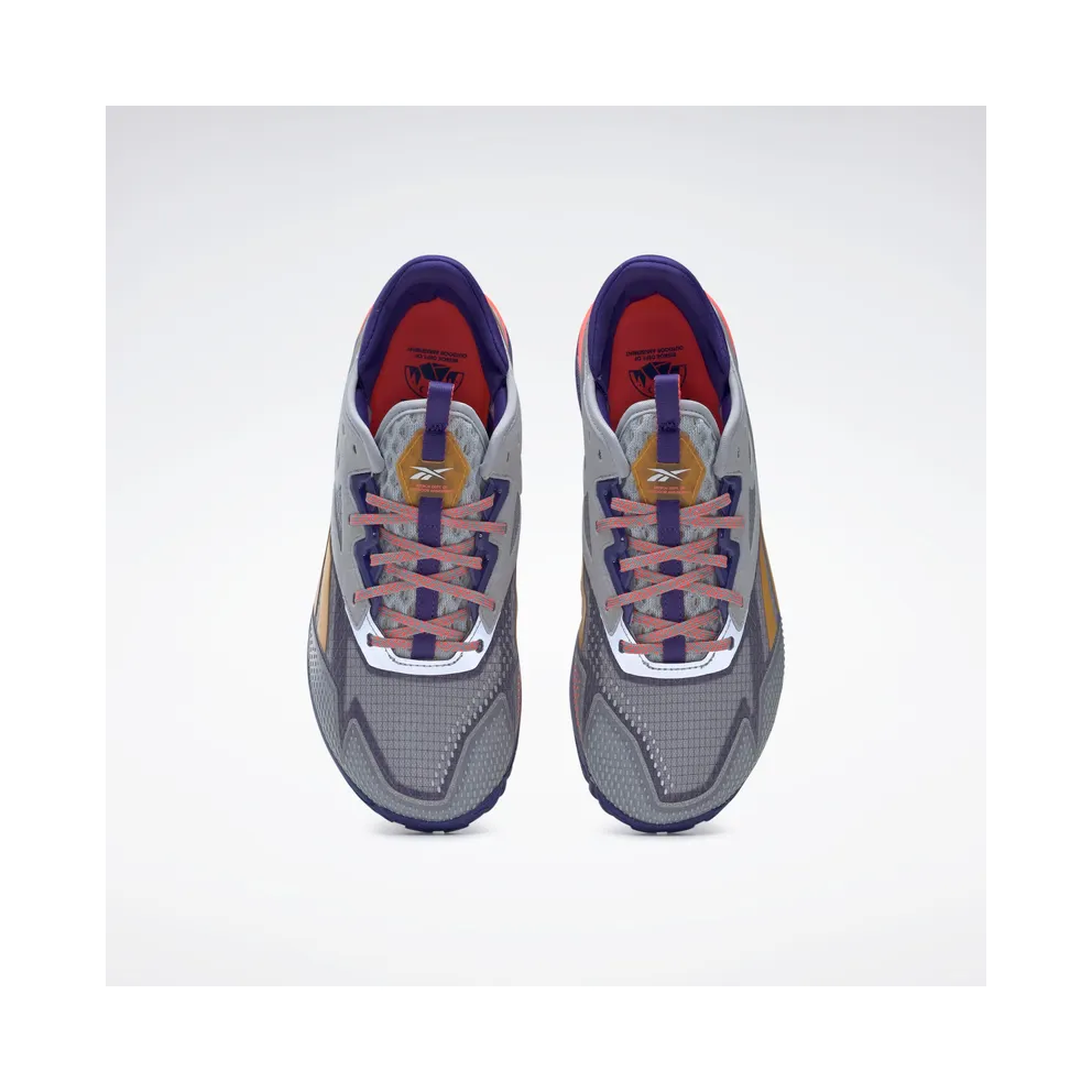 Reebok Nano X2 TR Adventure Pure Grey 3 / Bold Purple / Orange Flare (GY8904)