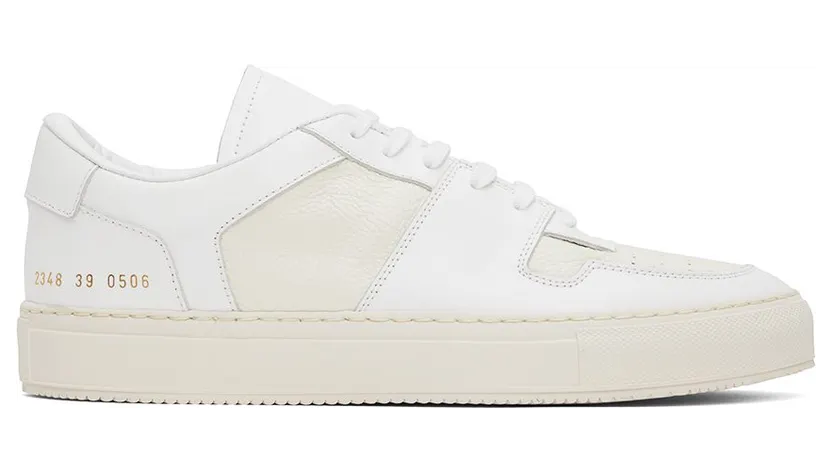 Common Projects White Decades Sneakers (ARTICLE 2348)