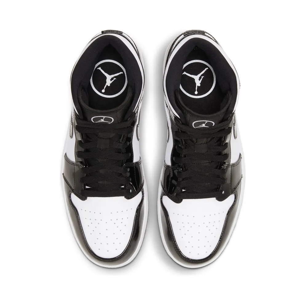 Jordan 1 Mid Carbon Fiber Black/White-Black (DD1649-001)