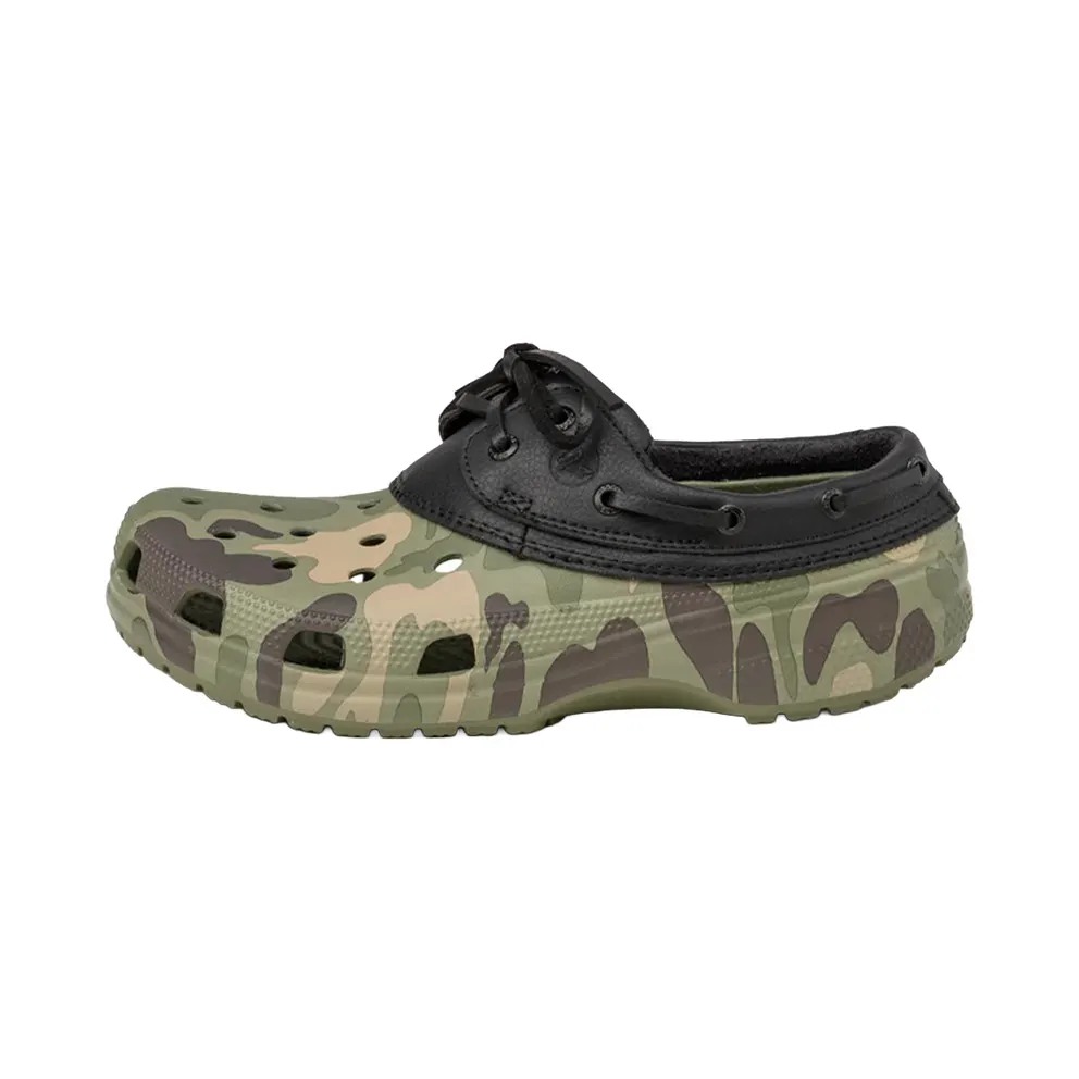Crocs Classic Duck Camo Boat Shoe “Black” (212951-0SL)
