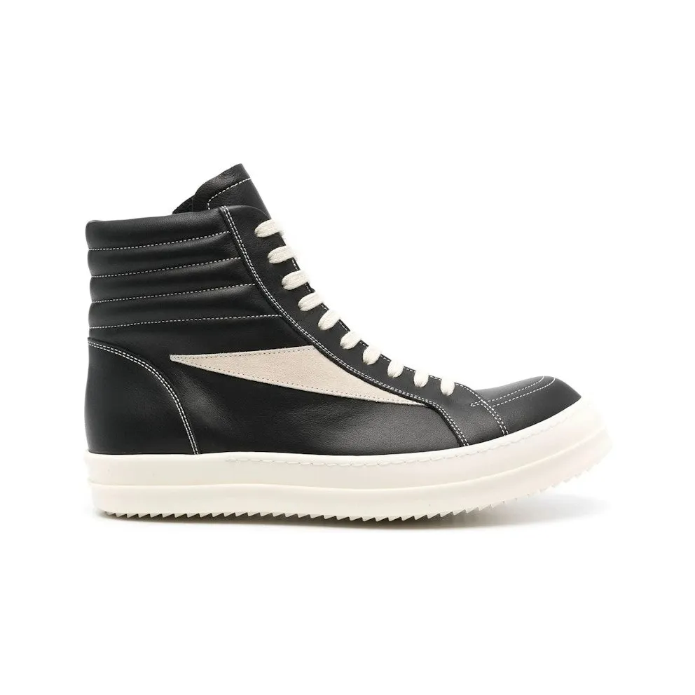 Rick Owens Porterville Vintage High Black Milk (RU02D6896LCOLVS-911)