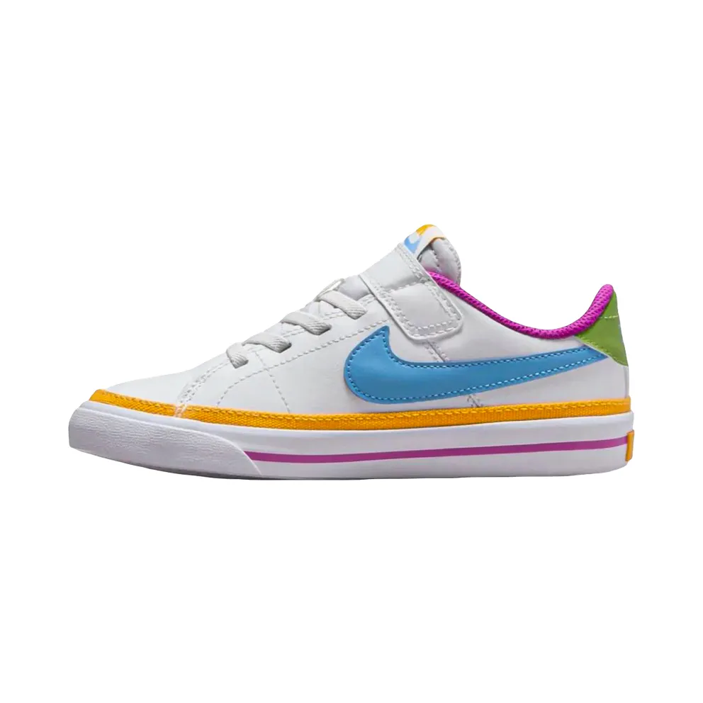 Nike Court Legacy Lift PS “White Multi-Color” (DA5381-123)