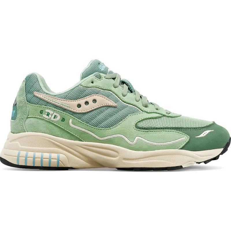 Saucony 3D Grid Hurricane – “Green Cream” (S70670-7)