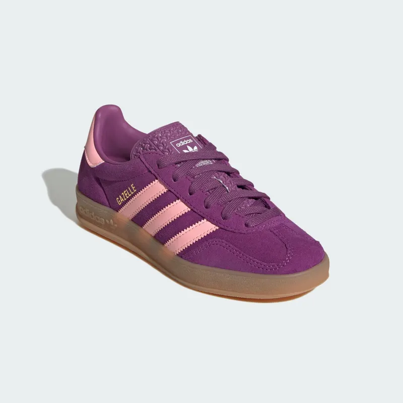 Adidas Gazelle Indoor Kids Rich Mauve / Glow Pink / Cloud White (JP8766)