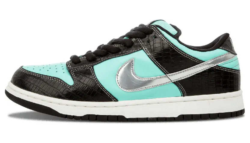 Nike Diamond Supply Co. x Dunk Low Pro SB ‘Tiffany’ Aqua/Chrome (304292-402)
