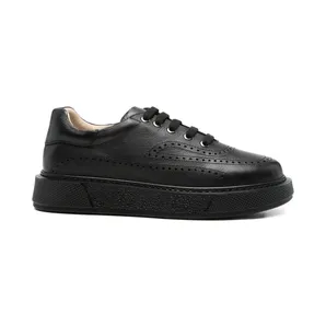 Sergio Moretti Firenze Strukturierte mit Budapestermuster “Black” (657825211BLK)