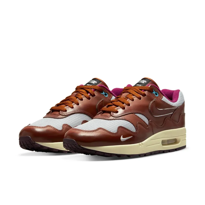 Nike Air Max 1 x Patta Dark Russet/Metallic Silver/Dark Russet