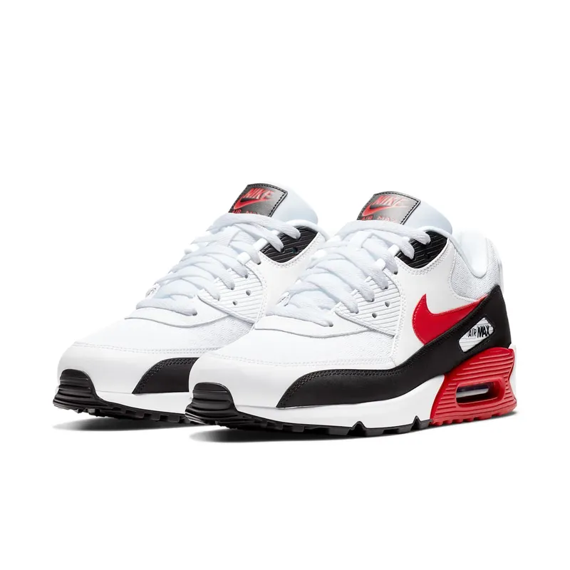 Nike Air Max 90 White University Red Black White/University Red-Black (BV2522-100)
