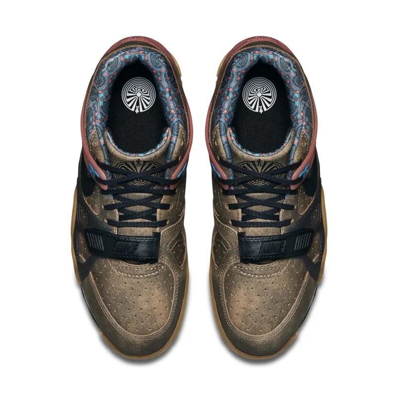Nike Air Trainer III Super Bowl 2015 Vachetta Tan/Black-Hot Lava-Blue Lagoon (709989-201)