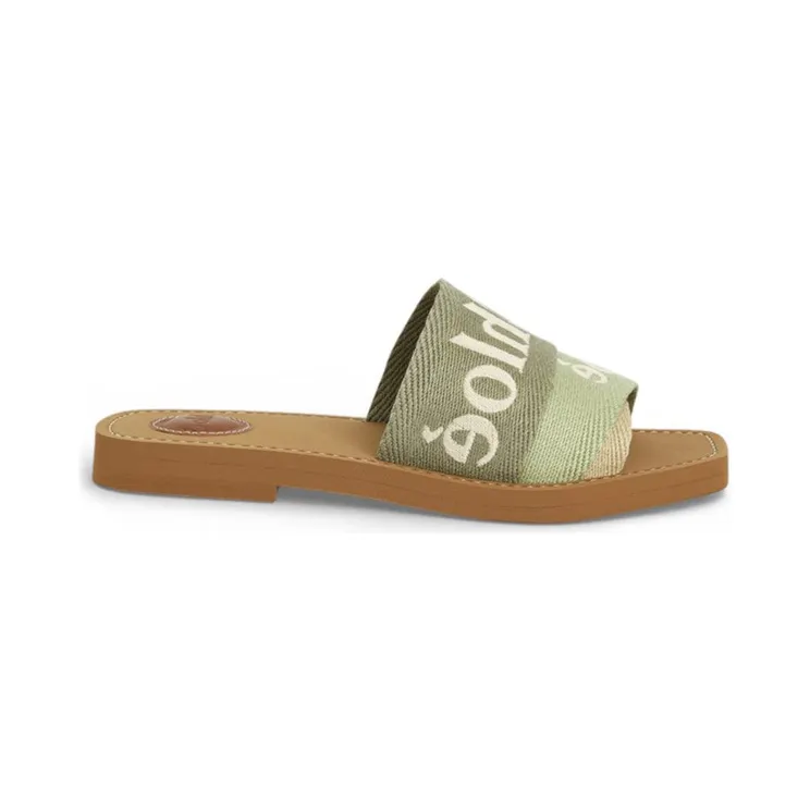 Chloe Woody Mule Khaki (CHC23U188EF3D6)