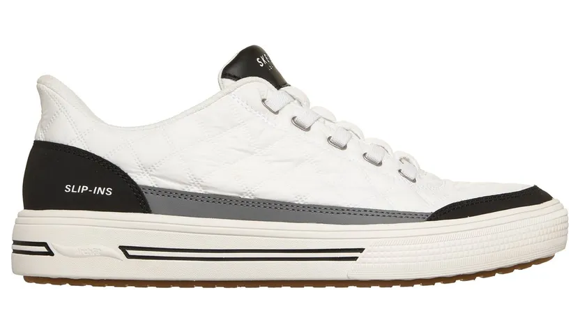 Skechers Slip-ins: Arch Fit Arcade – Cozy Fit Charming Daze Sneaker Wit/Zwart