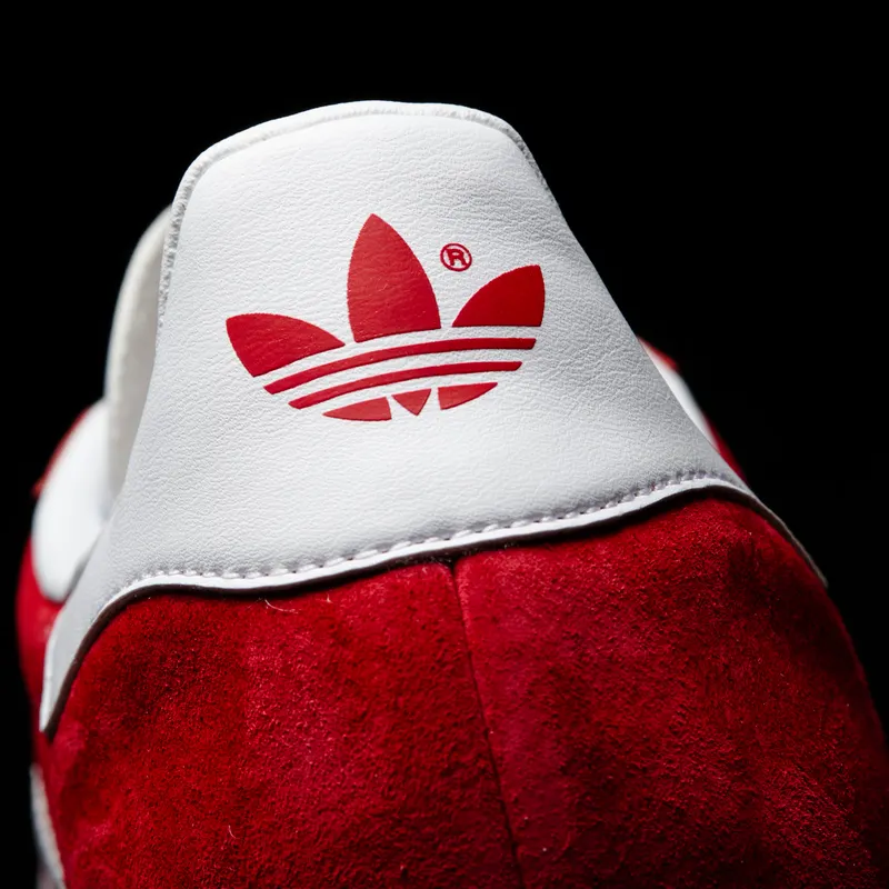 Adidas Gazelle Power Red / White / Gold Metallic (BB5486)