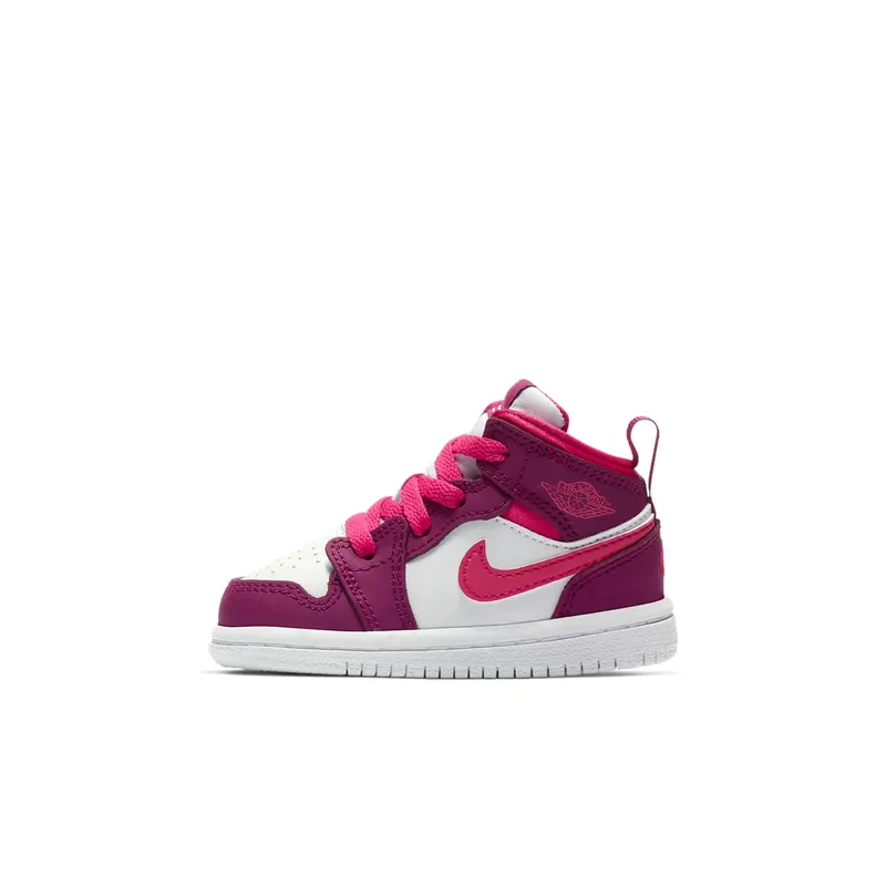 Jordan 1 Mid True Berry Rush Pink (TD) True Berry/Rush Pink-White (644507-661)