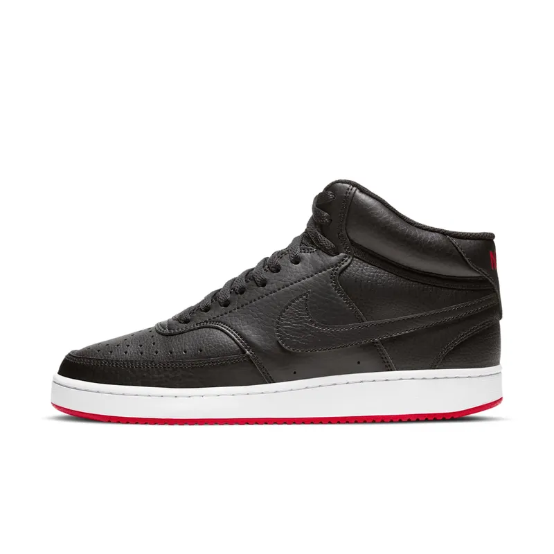 Nike Court Vision Mid Black University Red Black/University Red/Black (CD5466-005)