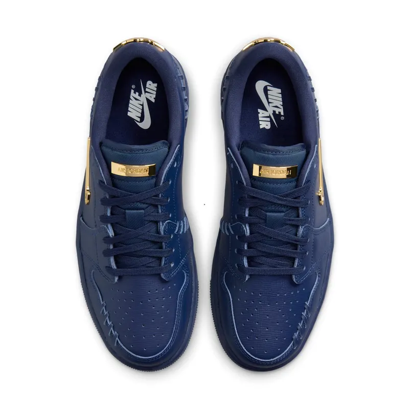 Jordan 1 Low “Method of Make Midnight Navy Metallic Gold” (FN5032-400)