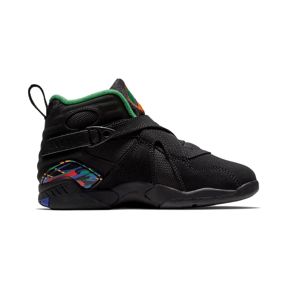Jordan 8 Retro Tinker Air Raid (PS) Black/Light Concord-Aloe Green (305369-004)