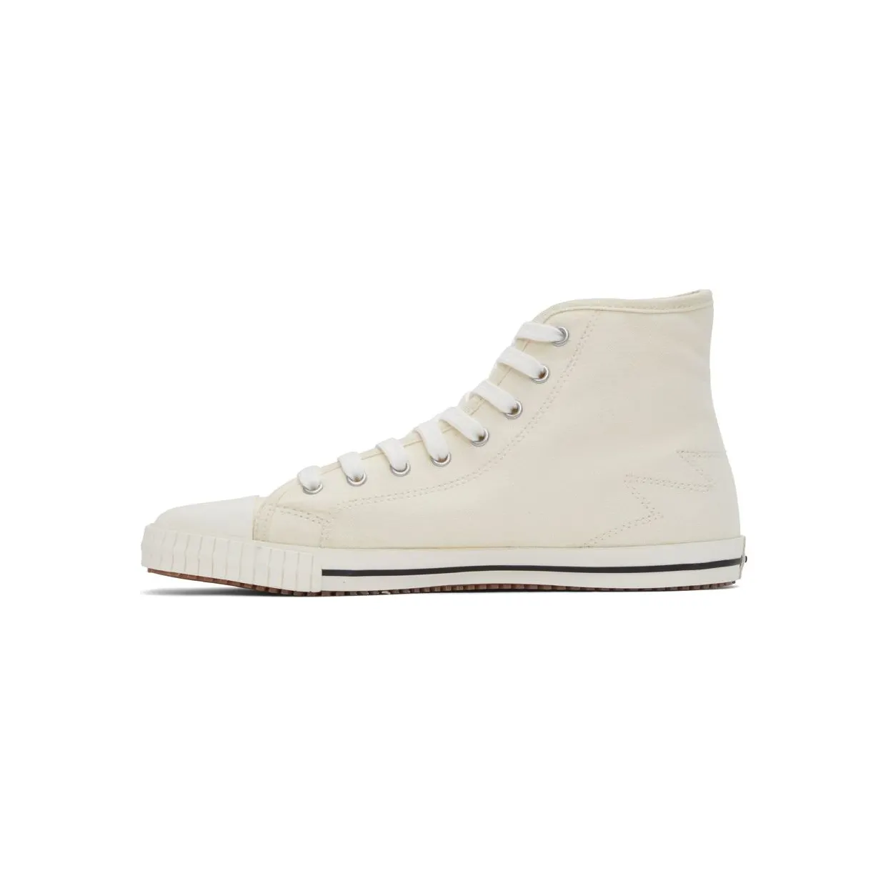 Palm Angels Off-White Vulcanized High-Top Sneakers (PWIA047S22FAB0010110) (3)