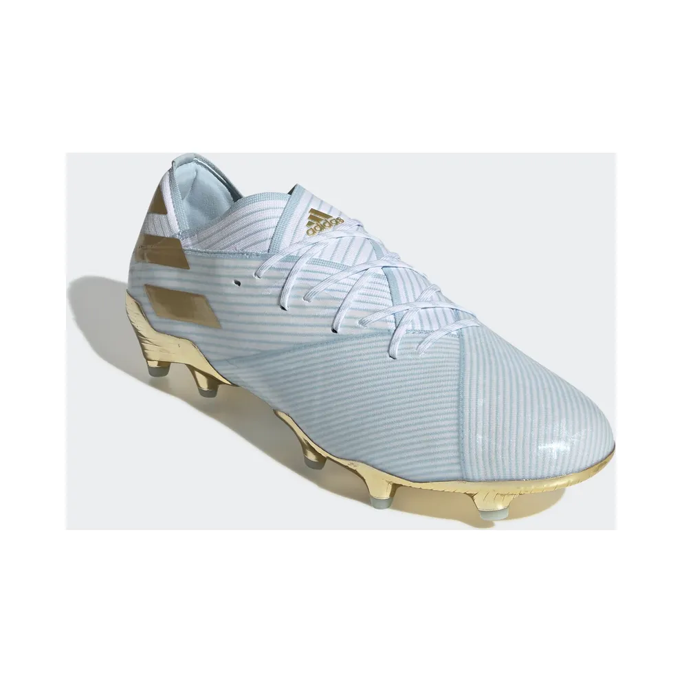 adidas Nemeziz Messi 19.1 FG 15 Year Bold Aqua Gold Bold Aqua/Gold Metallic/Cloud White (EE7849)