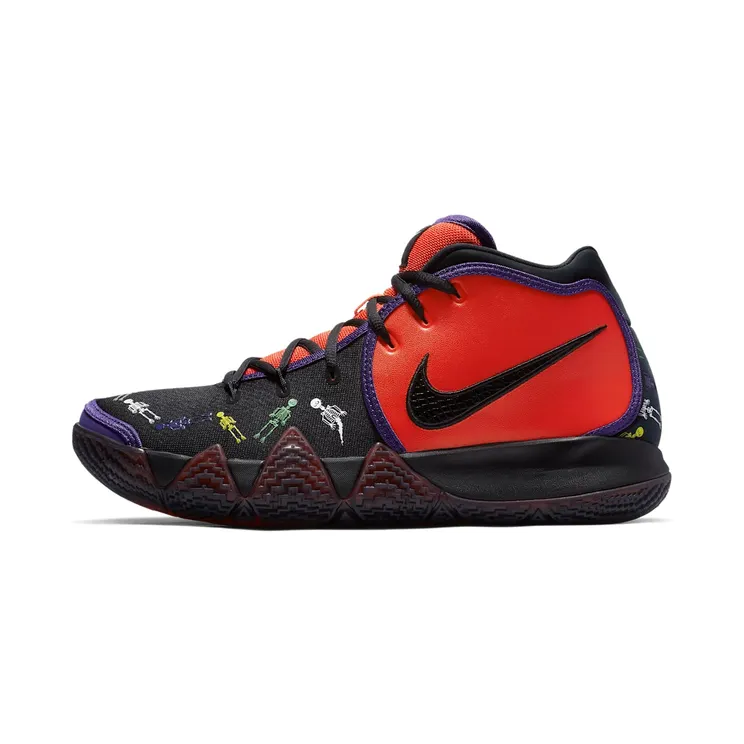 Nike Kyrie 4 DOTD Day of the Dead “Team Orange / Multi-Colour / Black” (CI0278-800)
