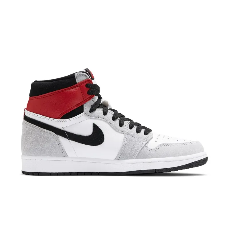 Jordan 1 Retro High Light Smoke Grey White/Black-Light Smoke Grey-Varsity Red (555088-126)