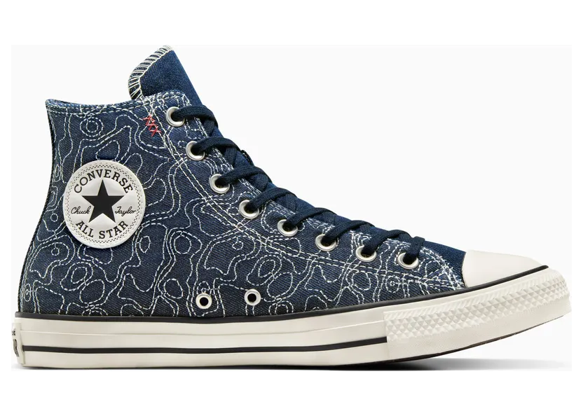 Converse Chuck Taylor All Star Embroidered Denim Navy/egret/obsidian (A09080C)