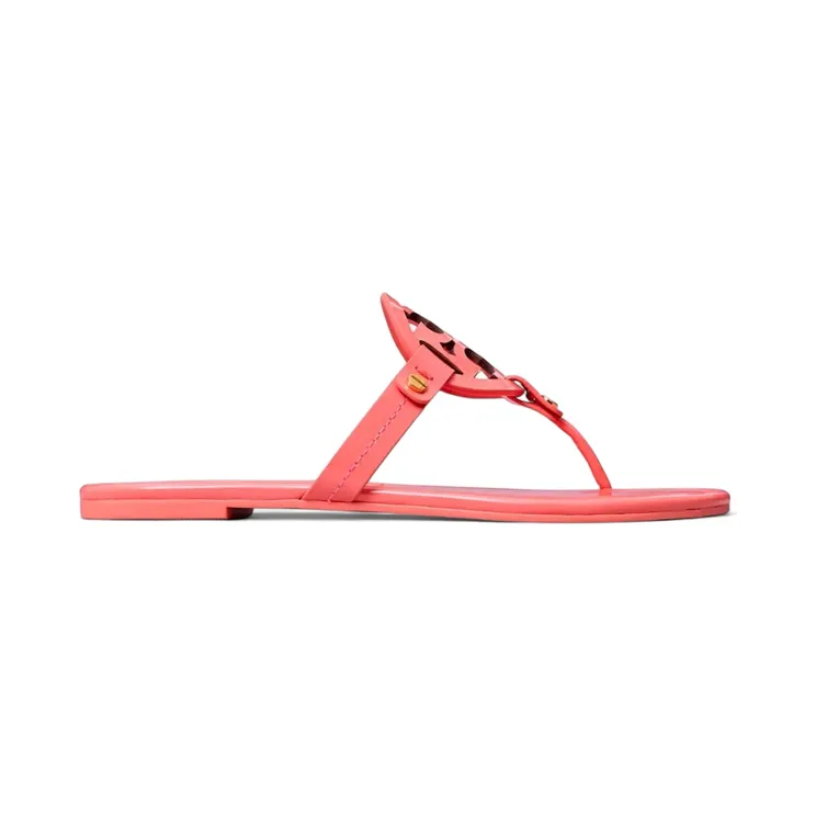 Tory Burch Miller Thong Sandals Coral Crush Pink (11743-651)
