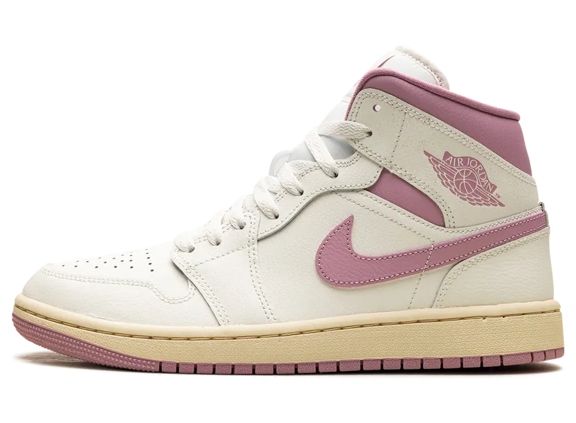 Jordan 1 Mid “Sail Pink Coconut Milk” (BQ6472-162)