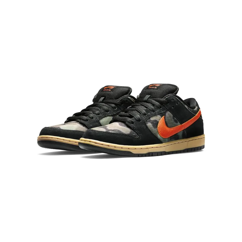 Nike Dunk SB Low Black Rough Green Black/Team Orange-Rough Green (313170-083)