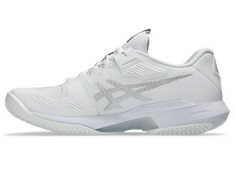 ASICS SOLUTION SPEED FF 4 CLAY “White / Pure Silver” (1042A305-101)